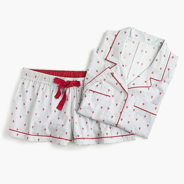 Pajama set in fleur de lis