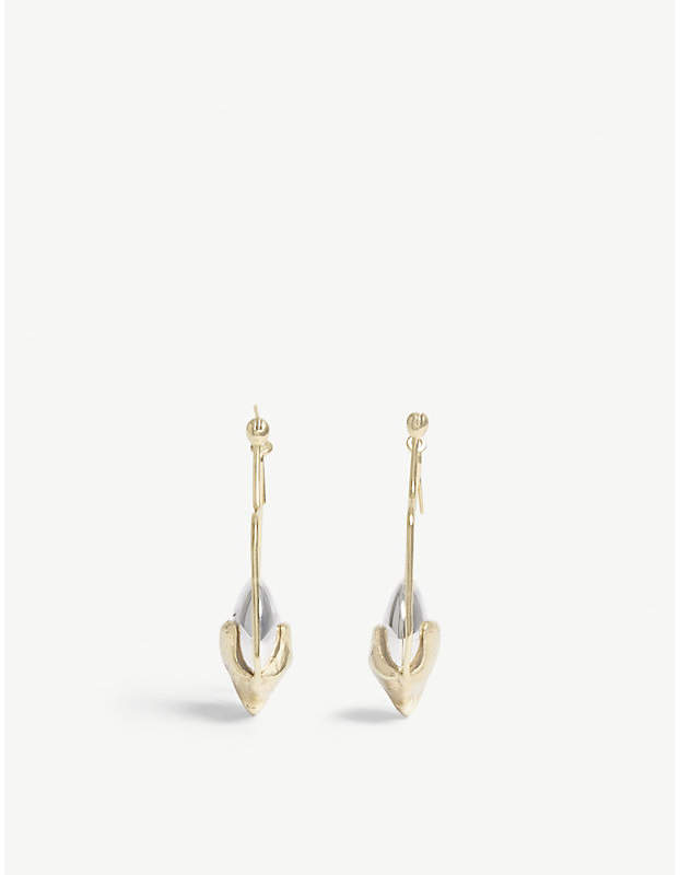 Cusp small oyster earrings
