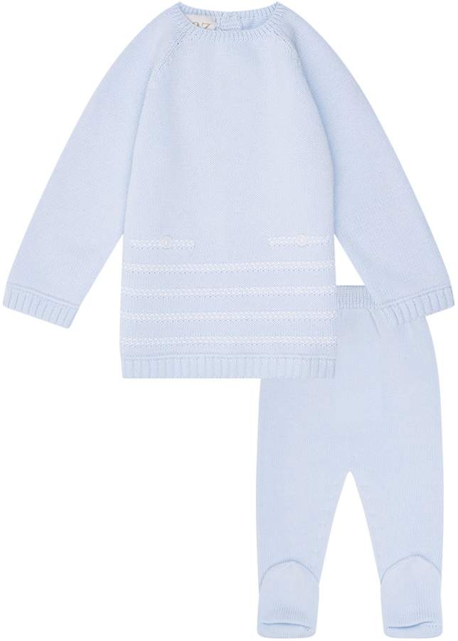 Paz Rodriguez Knit Detail Two Piece All-In-One