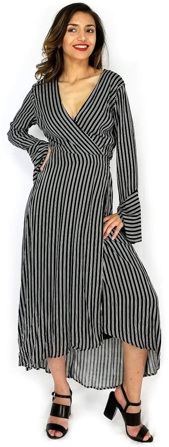 Snappy Style Striped Maxi