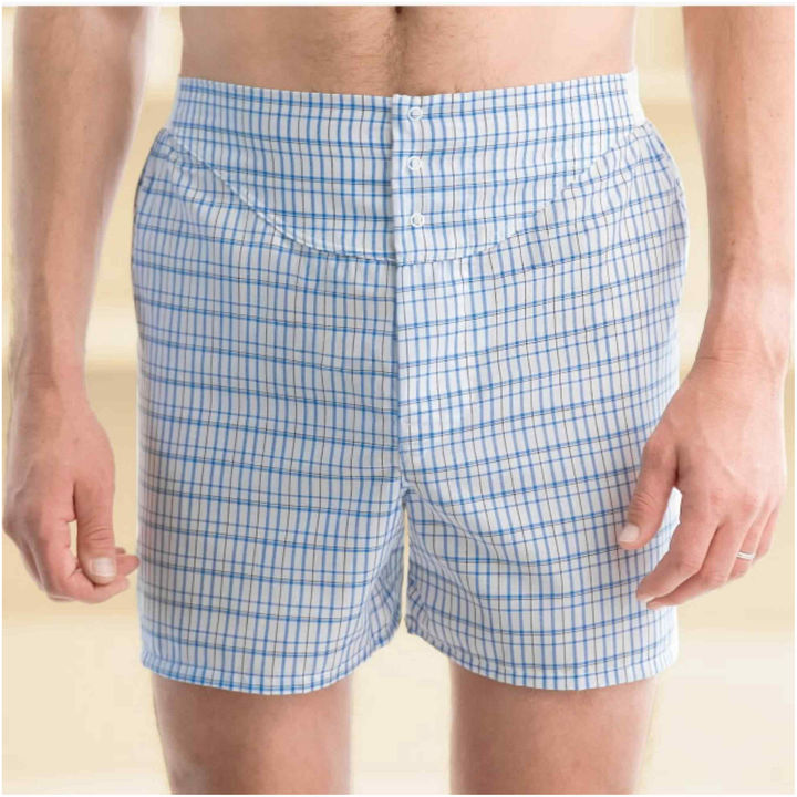 JCPenney Stafford 3pk. Woven Blended Cotton Yoke Front Boxers