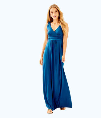 maxi dress with shelf bra