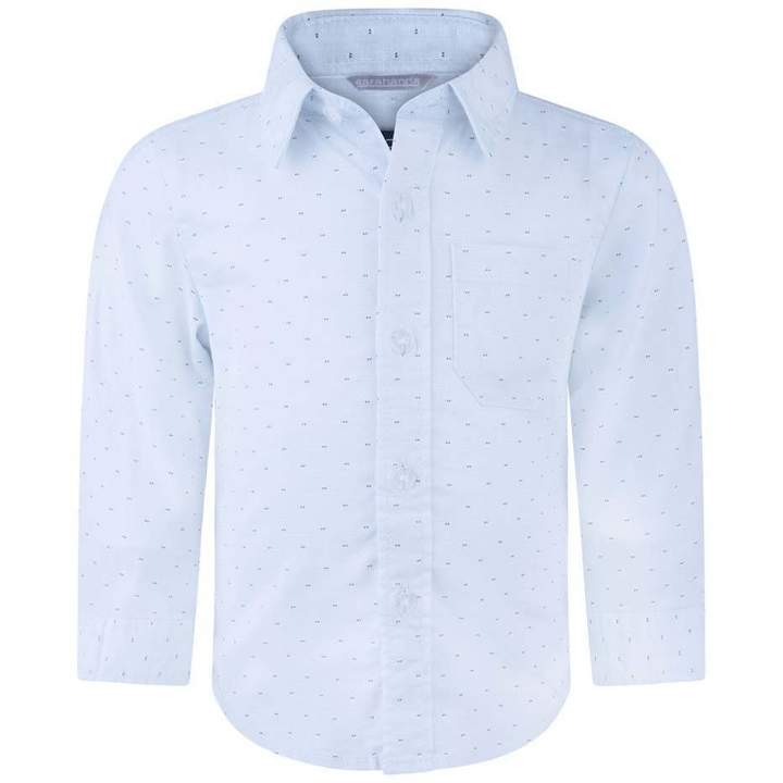 SarabandaBoys Blue Patterned Pocket Shirt