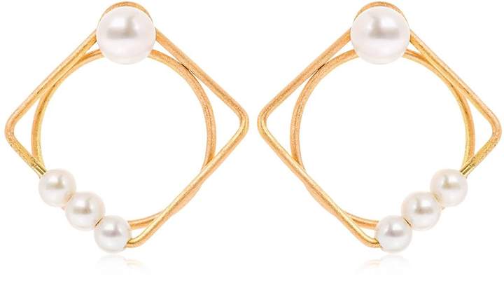 Ohrringe Aus Gold Mit Perlen 