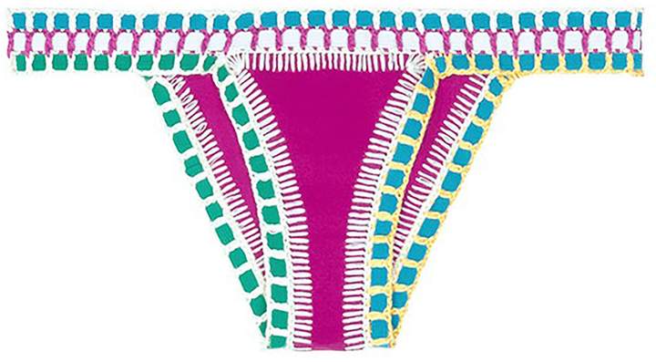 'Coco' crochet trim bikini bottoms