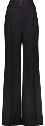 Kate Moss Equipment Wool-Blend Wide-Leg Pants
