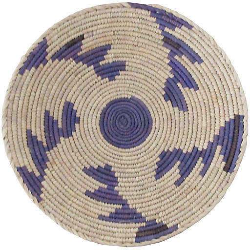Purple Step Pattern Basket