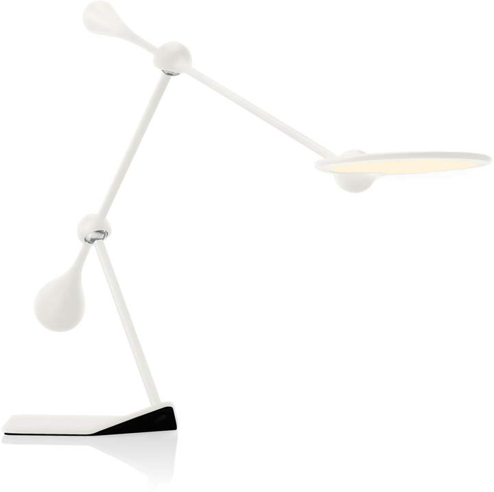 Klein & More - Trapeze LED Tischleuchte, groß, Weiß