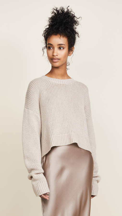 Sablyn Mercy Cropped Cashmere Sweater