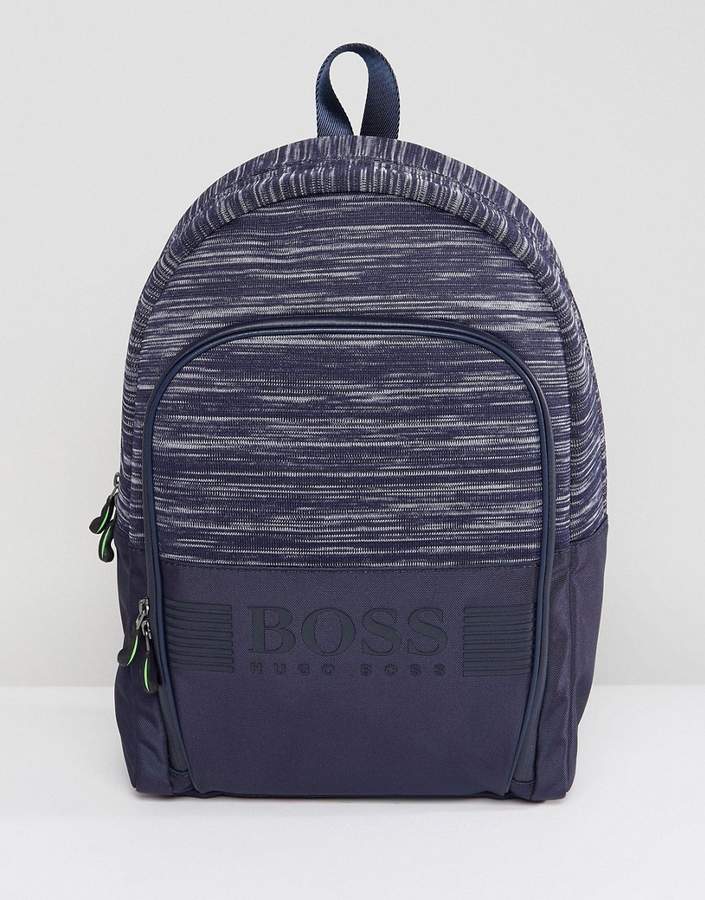 – Marineblauer Rucksack in Spacedye-Optik