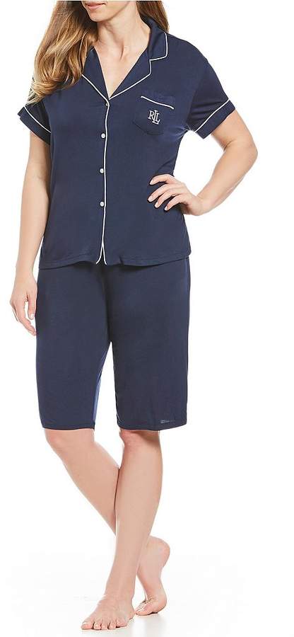 Lauren Ralph Lauren Plus Modal Bermuda Pajama Set
