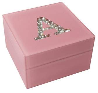 Imitation Pearl Monogram Jewelry Box