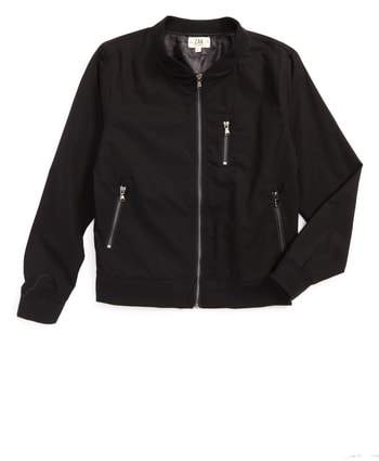 Z.A.K. Brand Zip-Up Bomber Jacket