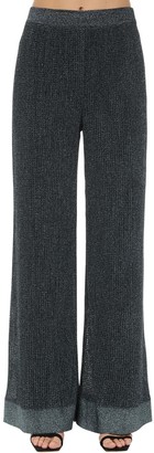 M Missoni FLARED LUREX VISCOSE KNIT PANTS