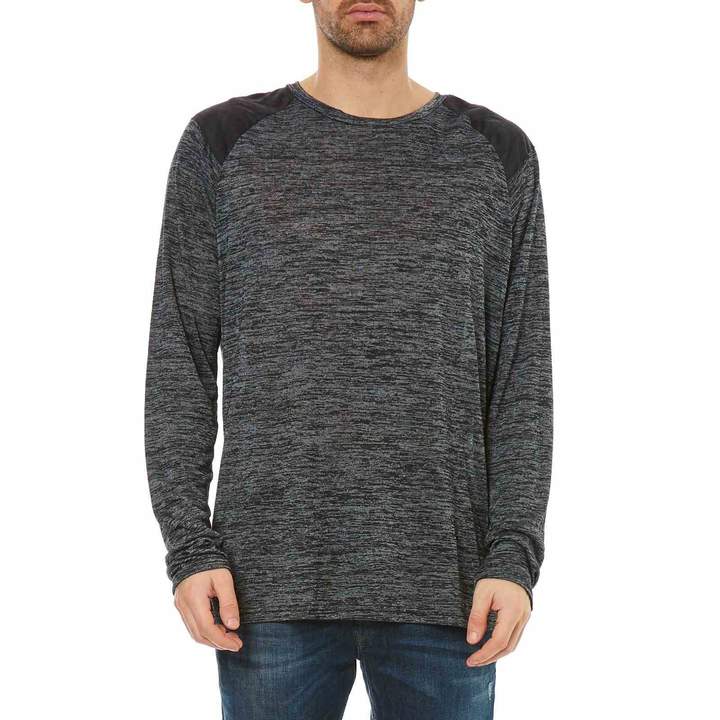 Langärmeliges T-Shirt - schwarz