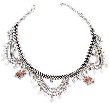 Kette 17082722 PCKALMA KETTE Damen Arancio