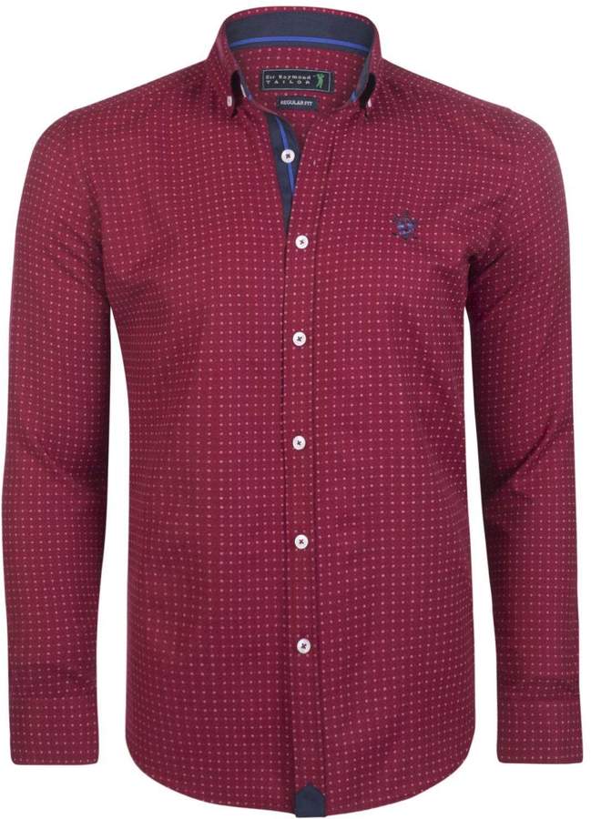 Sir Raymond Tailor Driver - Hemden - bordeauxrot