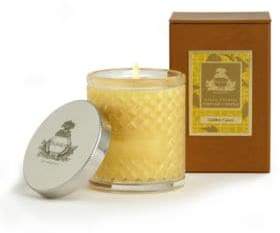 Golden Cassis Woven Crystal Candle/7 oz.