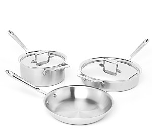 d5 Stainless Brushed 5-Piece Cookware Set