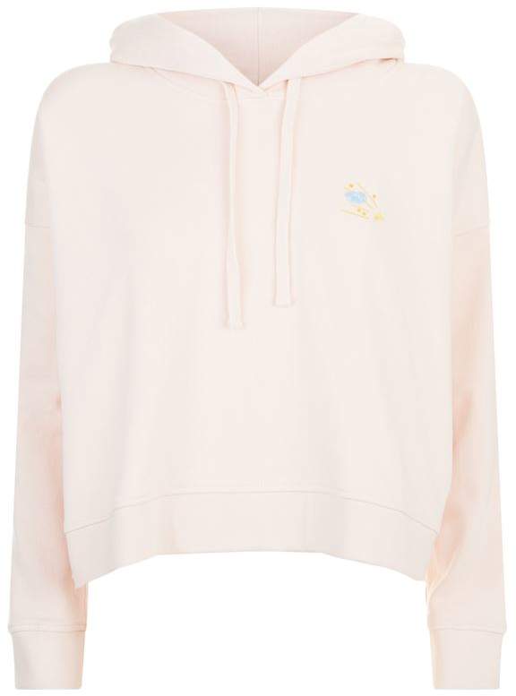 Maison Labiche Embroidered Cropped Hoodie