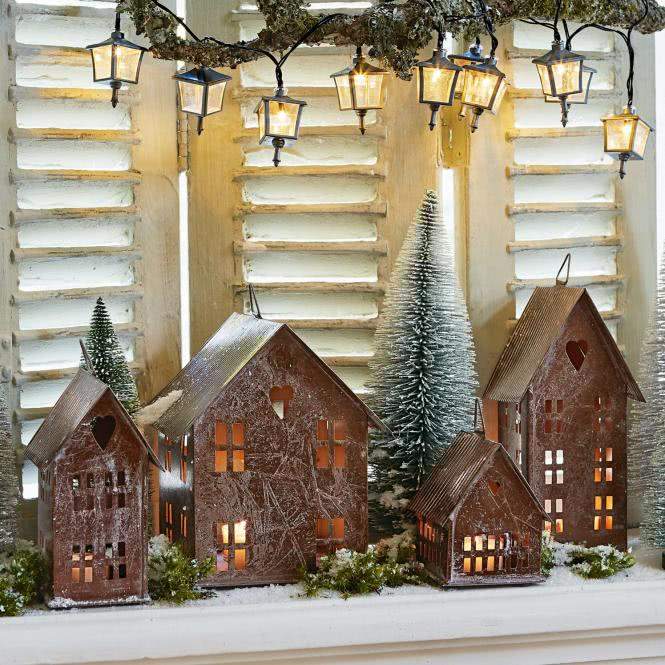 LOBERON Laterne 4er Set Treyford