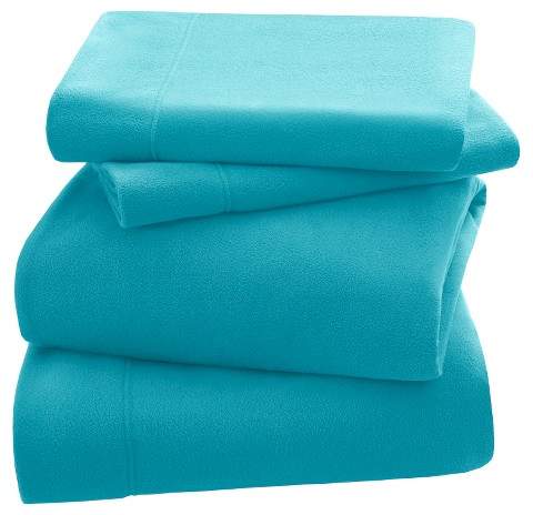 3M Scotchgard Micro Fleece Sheet Set (Full) Aqua