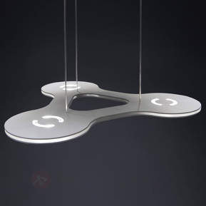 Dreiflammige Designer-Hängelampe Flat Ring m. LEDs
