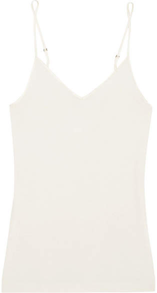 Merino Wool And Silk-blend Camisole - Off-white