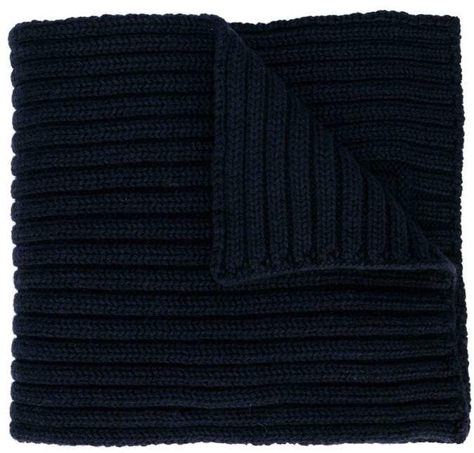 Woolrich Kids ribbed knit scarf