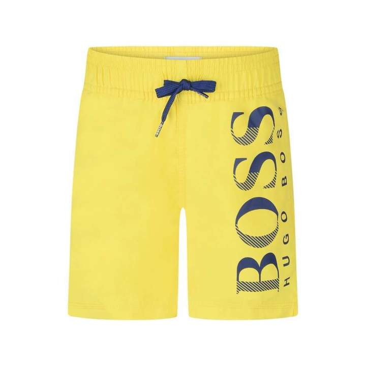 BOSS KidsBoys Yellow Quick Dry Surfer Shorts