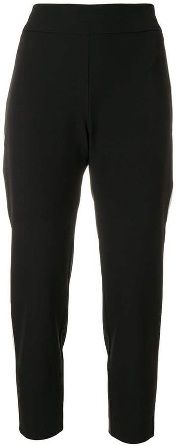 cropped tapered track pants