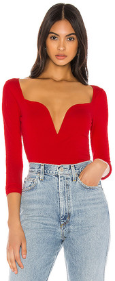 superdown Margeret Sweetheart Bodysuit