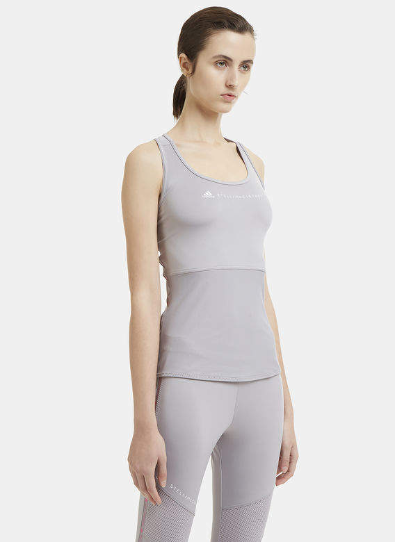Racer Back Essential Training Top in Grey