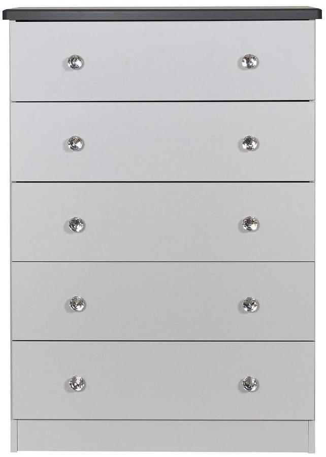SWIFT Napoli Ready Assembled Chest Of 5 Drawers