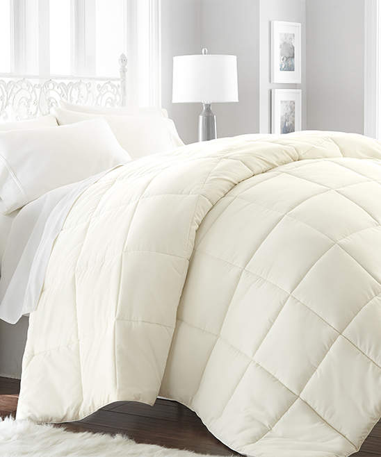 Cream All-Season Down-Alternative Comforter