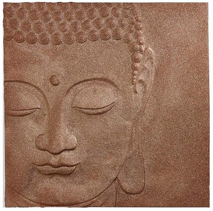 ARTHOUSE Copper Glitter Buddha Wall Art