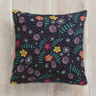 Floral Fusion Self-Launch Square Pillows