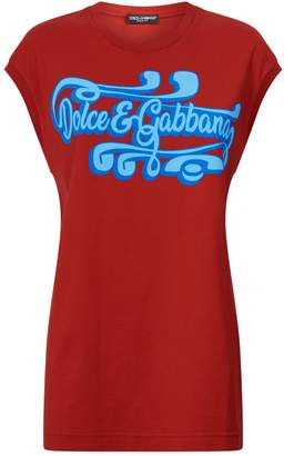 Dolce & Gabbana Sleeveless Logo T-Shirt Dolce & Gabbana Sleeveless Logo T-Shirt