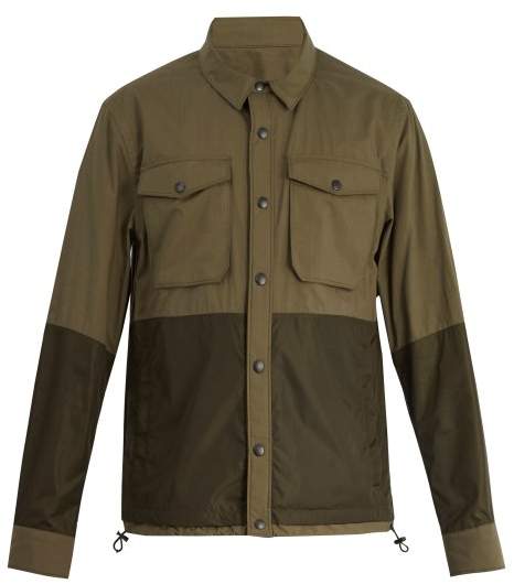 Ander point-collar cotton jacket