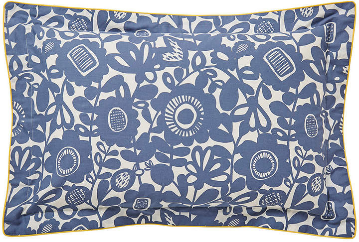 Scion - Kukkia Oxford Pillowcase - Ink & Charcoal