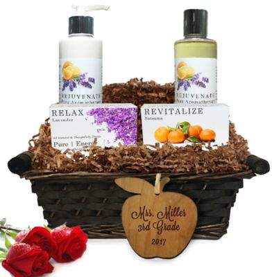 Pure Energy Apothecary Daily Delight Pure Aromatherapy Teacher Gift Basket
