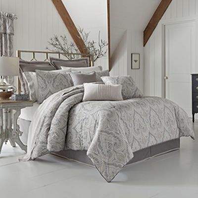 Piper & Wright Mykonos Queen Comforter Set in Grey