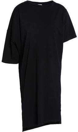 Asymmetric Cotton-Jersey Dress