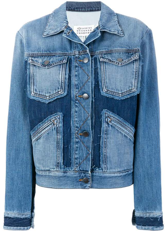 deconstructed denim jacket