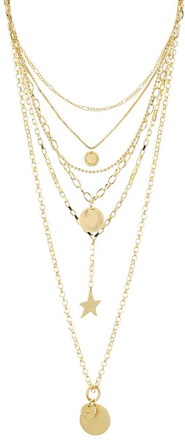Celestial Layered 3-in-1 Necklace, 14 to 28