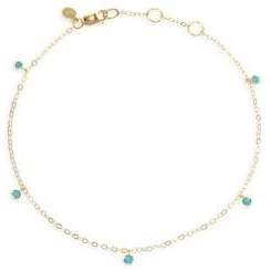 Deborah Turquoise Anklet