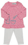 BOB der Bär Schlafanzug, lang, Allover-Print, Rüschen, für Babys