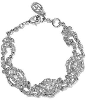 Silver-Tone Crystal Bracelet
