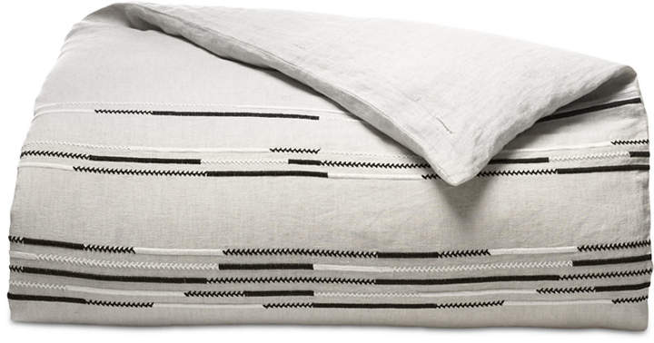 Global Stripe King Duvet Cover, Created for Macy's Bedding