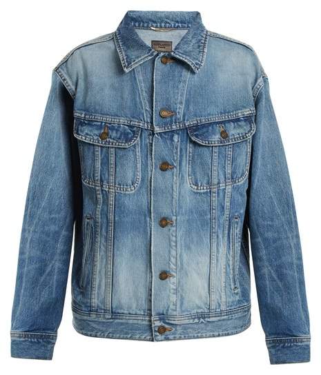 Oversized denim jacket